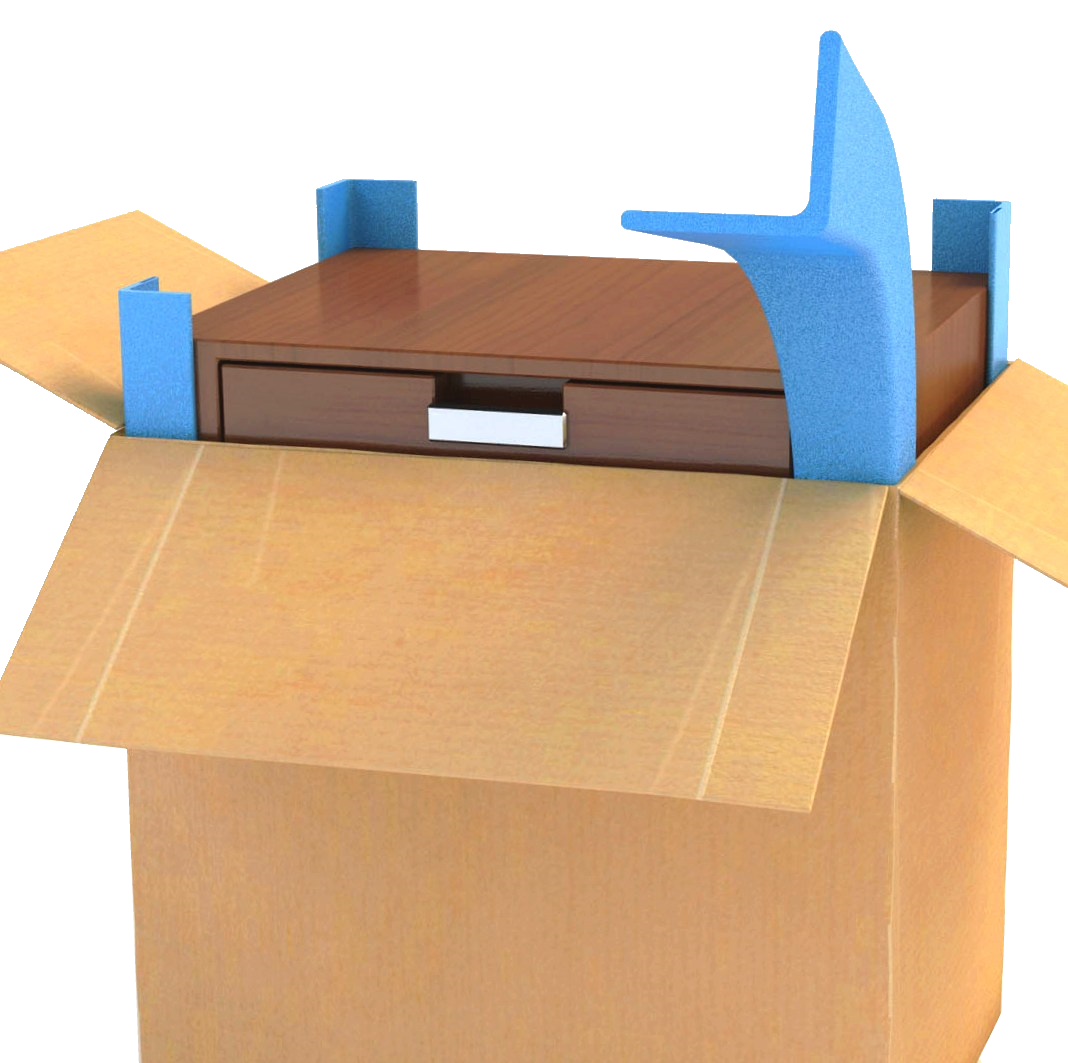 Eckenschutz im Karton - Distanz und Schutz